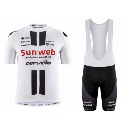 Tenue Maillot + Cuissard à Bretelles 2020 Team Sunweb N002